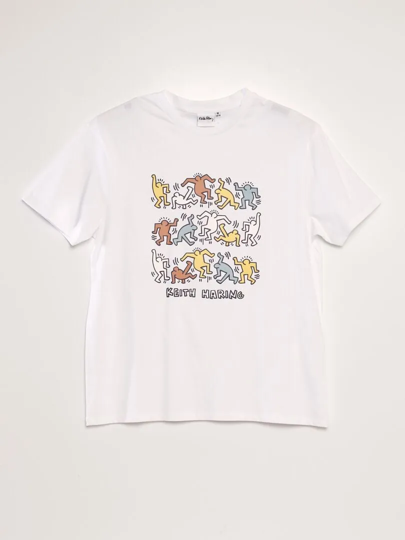 CONJUNTO DE PIJAMA 'KEITH HARING'  2 PIEZAS  AZUL